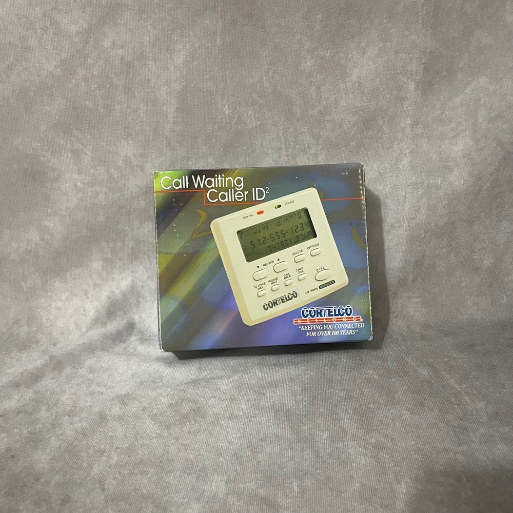 Cortelco Call Waiting Caller ID‎ Box OS Frost Like New ID9921-TP2-PAK LCD